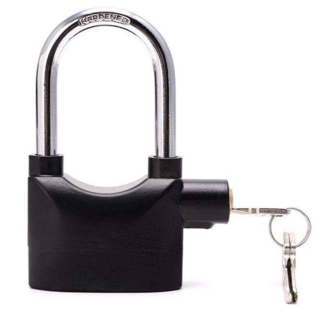 Shield & Style Smart Alarm Security Padlock- Anti-Theft Siren Lock