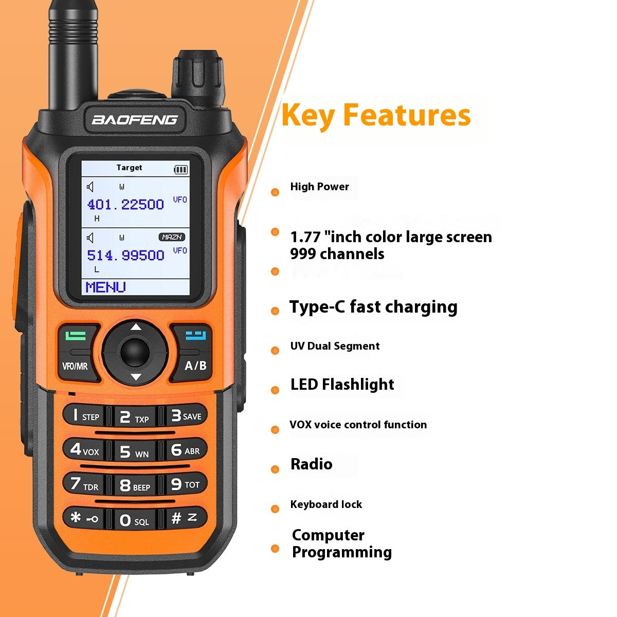 Handheld Radio Equipment One-click Frequency Matching