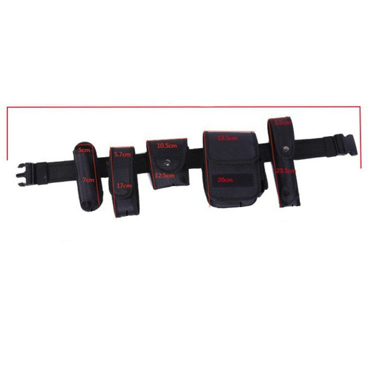 Shield & Style Tactical Duty Belt – 6-Piece Professional Security Set