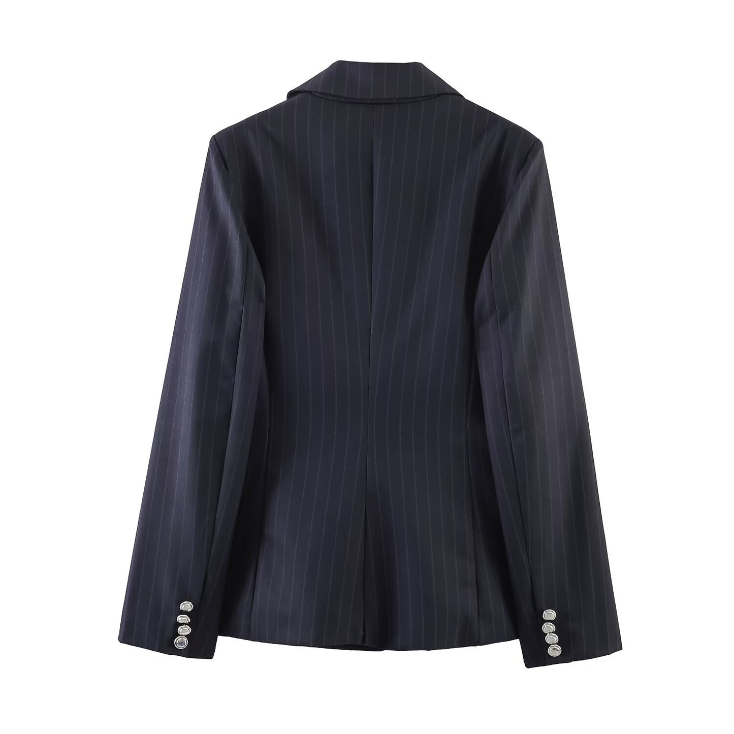 European And American-style Slim-striped Casual Suit