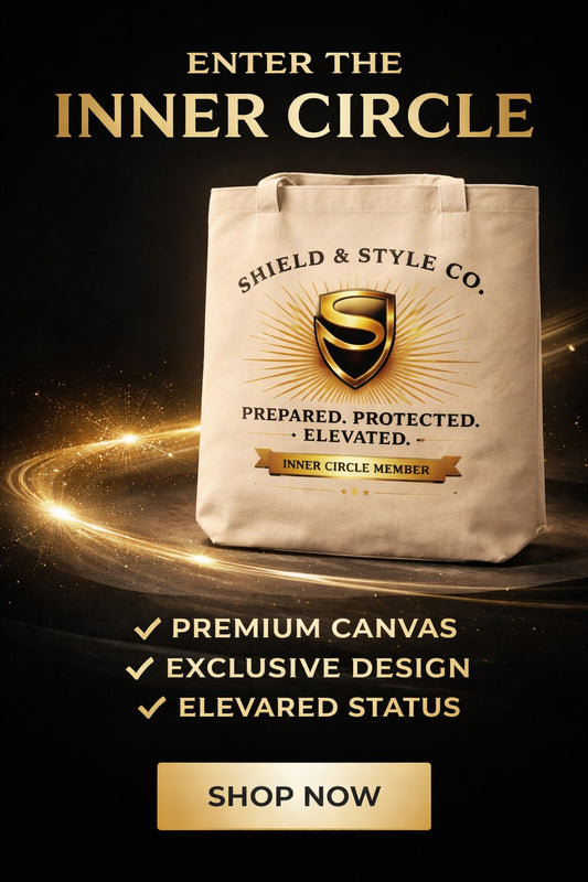 Inner Circle Canvas Tote – Shield & Style Co. (Premium Edition)