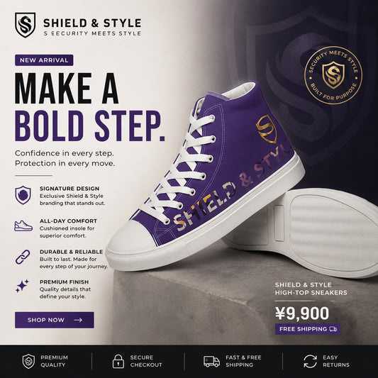 Women’s high top canvas shoes
