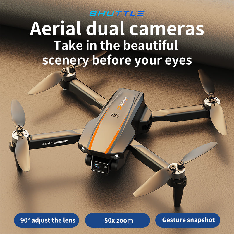 H31 Foldable VR Drone With 360 Flip Camera Adjustable HD Optics Altitude Control Dual Batteries 8-10 Min Flight Bundle Drone Ads Rc Plane