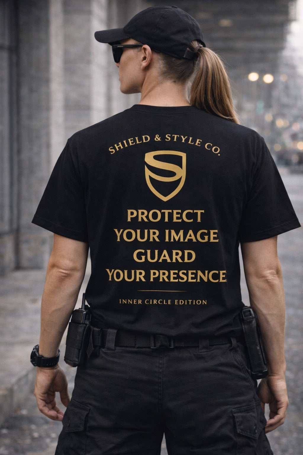 Security Union Tee-Black/Gold (Inner Circle Edition