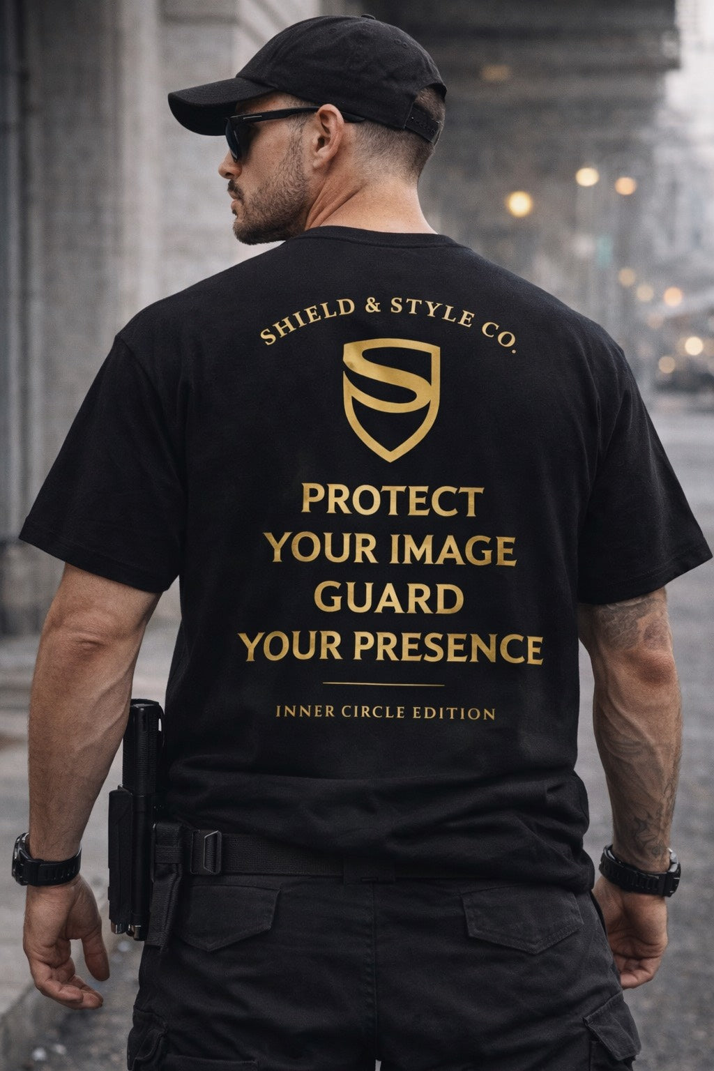 Security Union Tee-Black/Gold (Inner Circle Edition