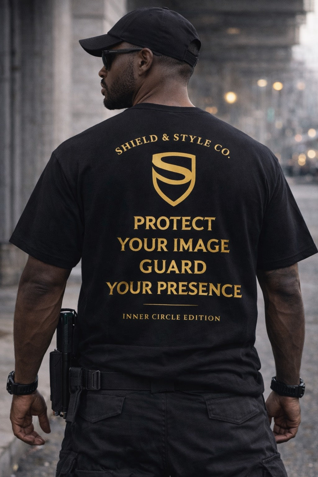 Security Union Tee-Black/Gold (Inner Circle Edition